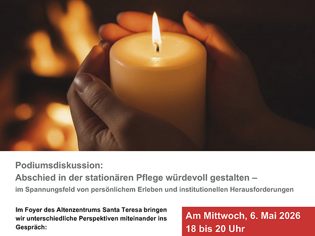 Podiumsdiskussion: Abschied in der stationären Pflege würdevoll gestalten